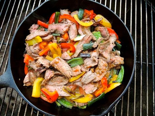 The Briny Lemon: Southwestern Grilled Steak and Peppers with Easy ...