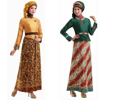 Model Baju Batik Gamis