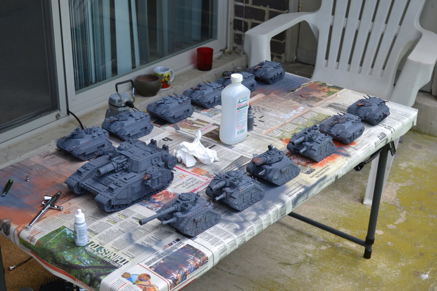 davetaylorminiatures Steel Legion Tank Painting Heroes of Armageddon