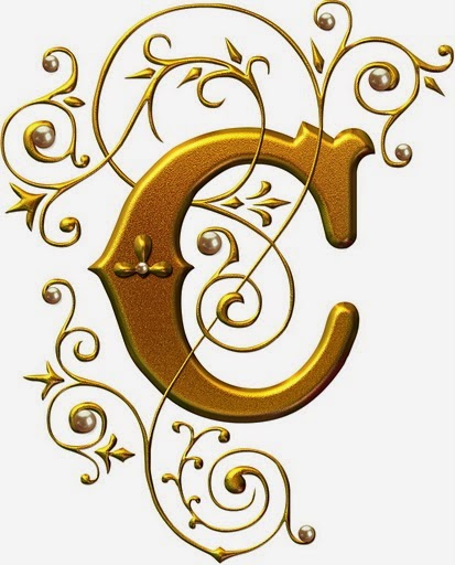 Letras douradas com pérolas - abc alfabeto dourado com pérolas lindo