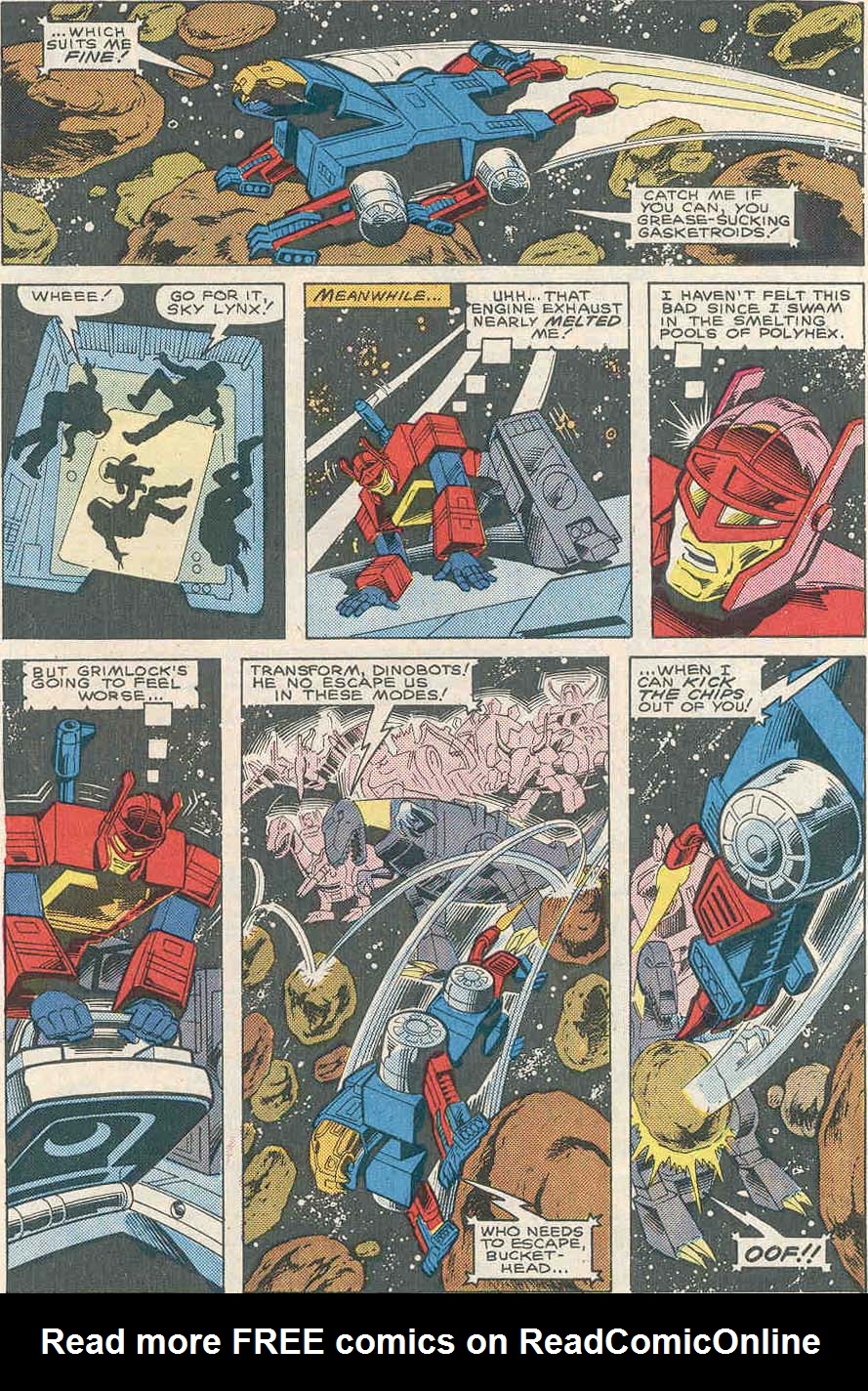 Read online The Transformers (1984) comic -  Issue #36 - 20