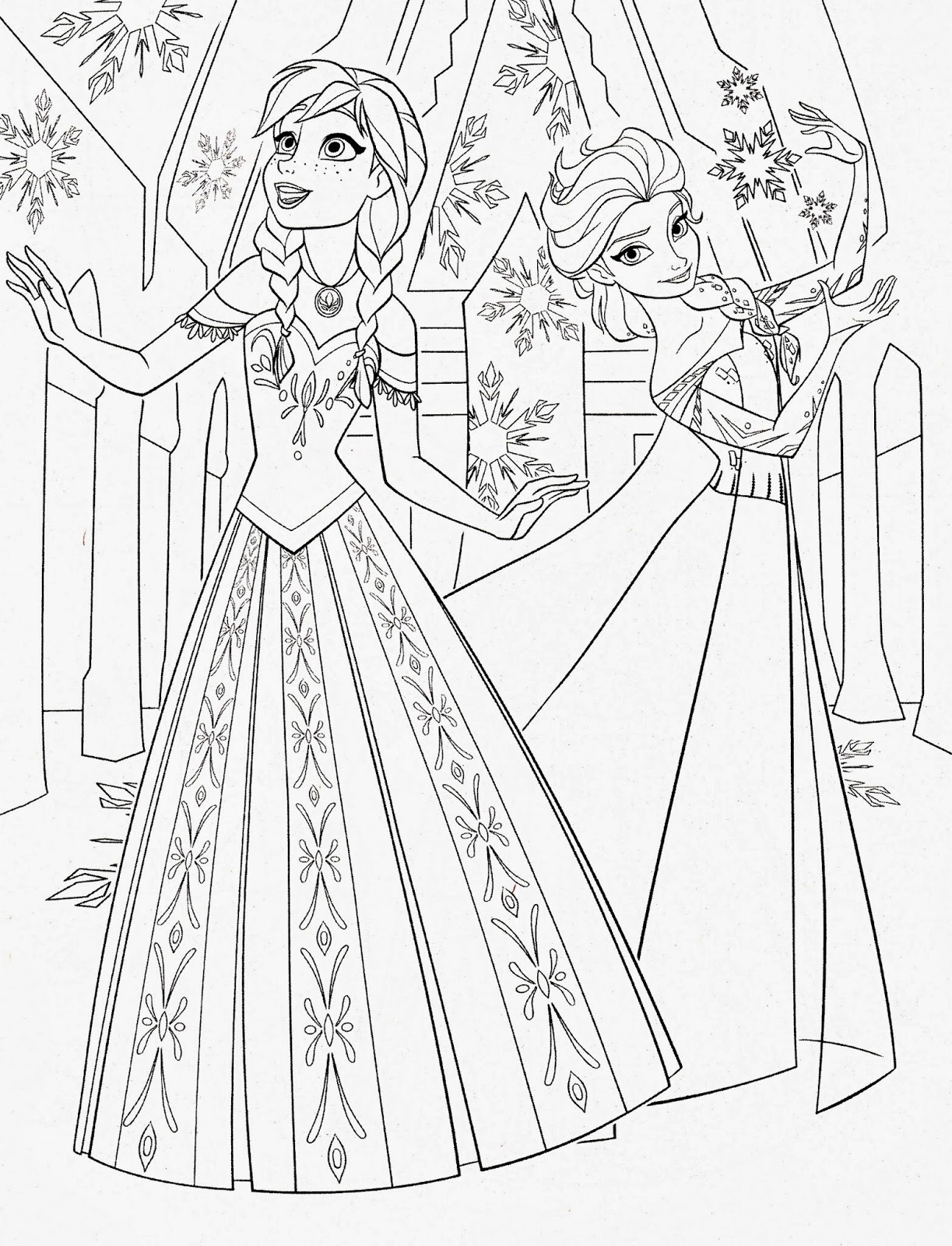 Coloring Pages: Frozen Coloring Pages Free and Printable