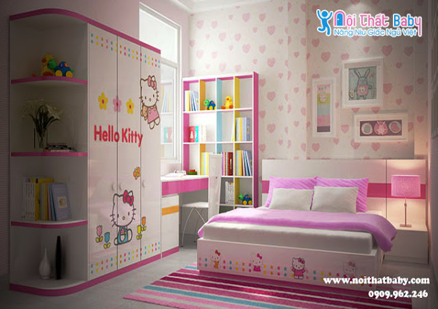 tủ áo hello kitty 1m7