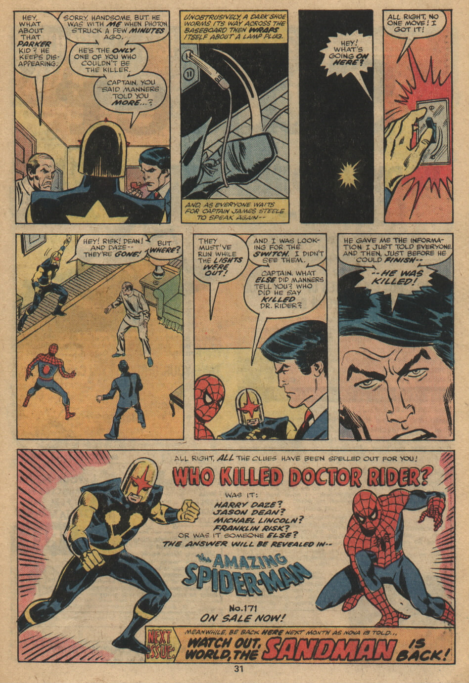 Read online Nova (1976) comic -  Issue #12 - 19