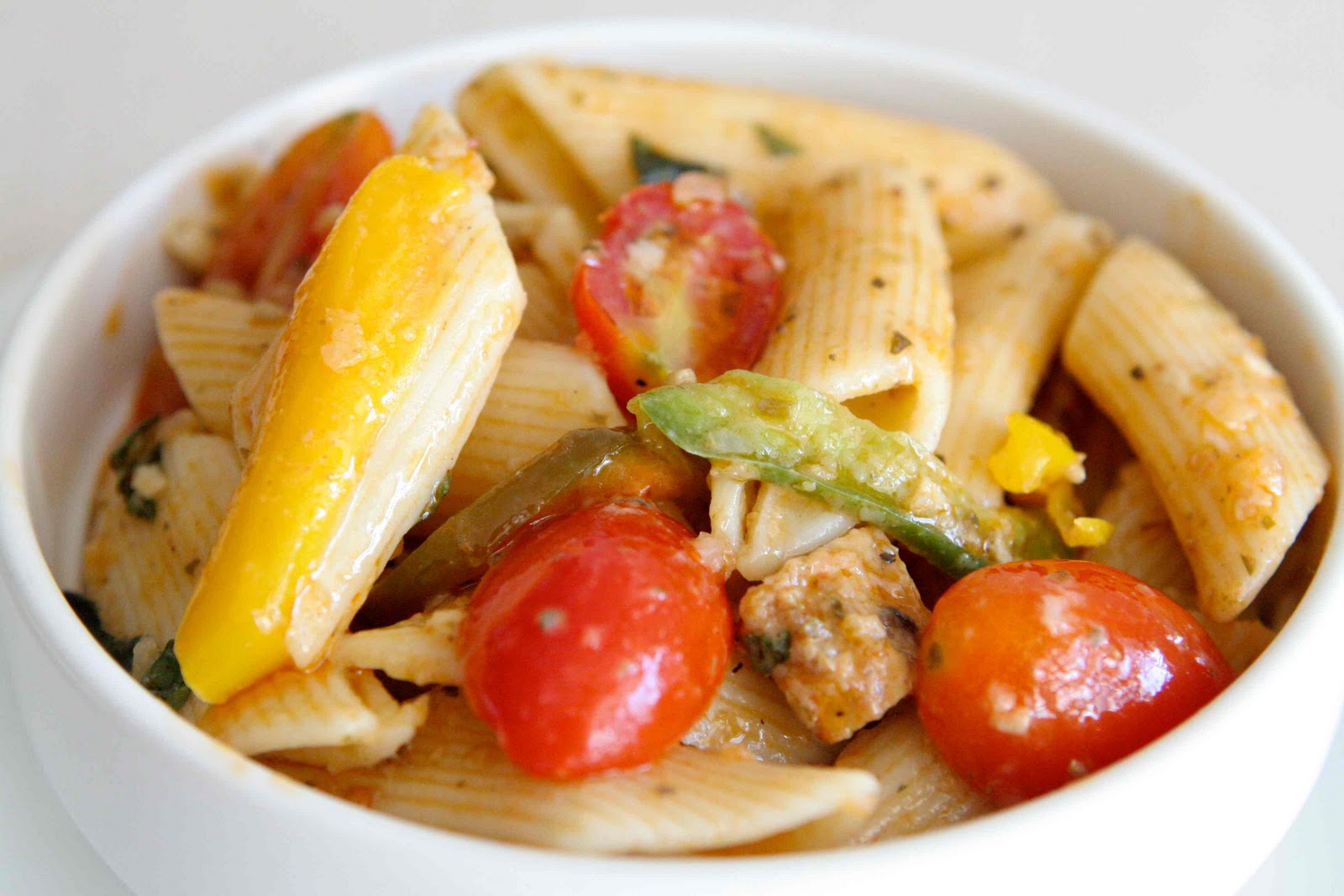 The Young Tongue Bell Pepper Pasta Salad
