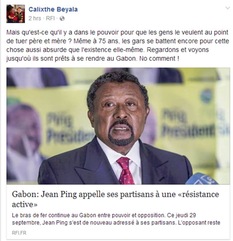 B Gt For Calixthe Beyala 50 Years Of Power By The Bongos Is