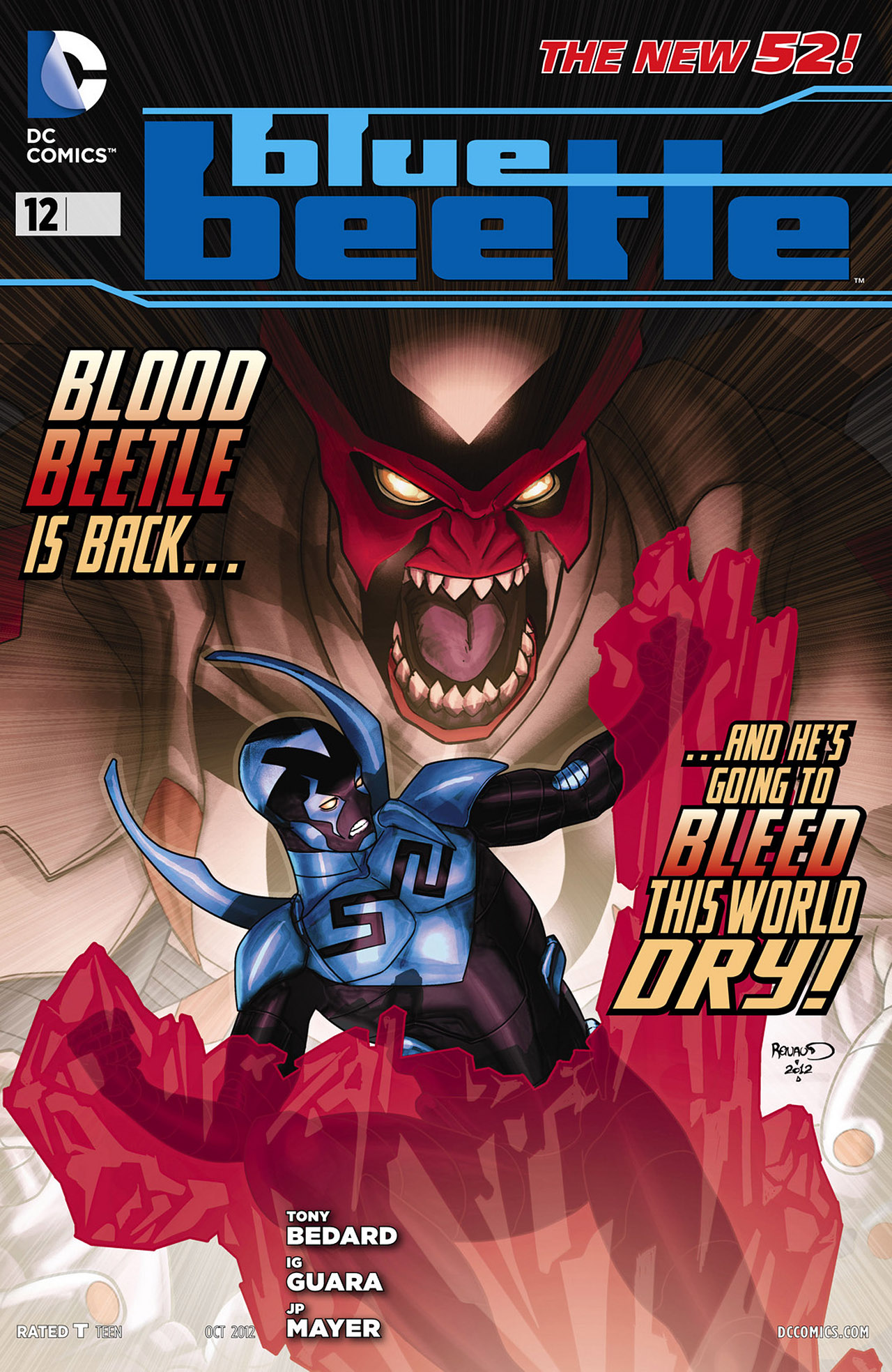 Read online Blue Beetle (2011) comic -  Issue #12 - 1