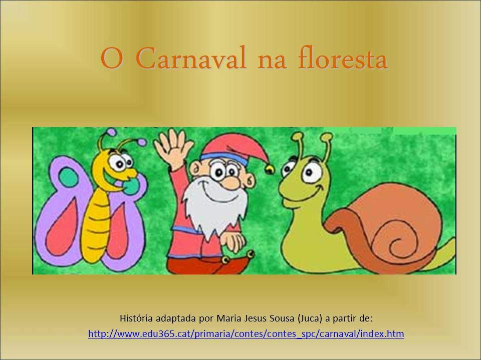 Livro ilustrado "O carnaval na floresta"