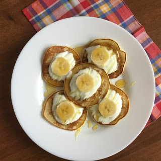 Low FODMAP banana pancakes