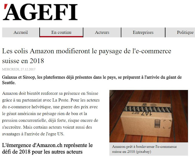 Blog Réputaction Interview Amazon Swiss 2018 Impact AGEFI