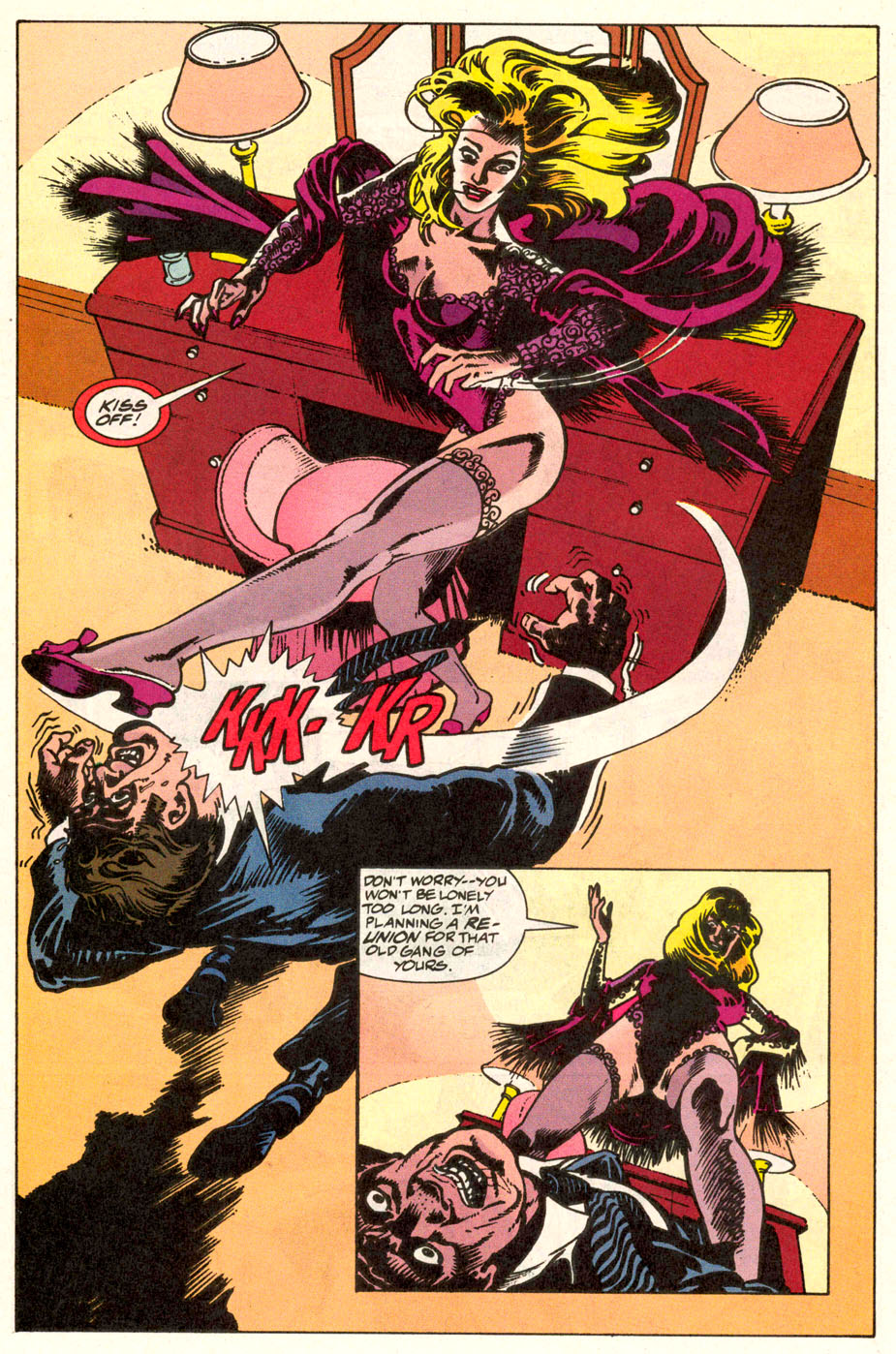 Read online The Punisher (1987) comic -  Issue #96 - Raving Beauty - 4