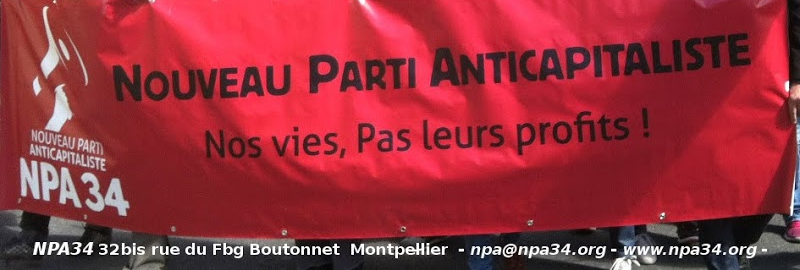 NPA 34 anticapitalistes dans l'Hérault