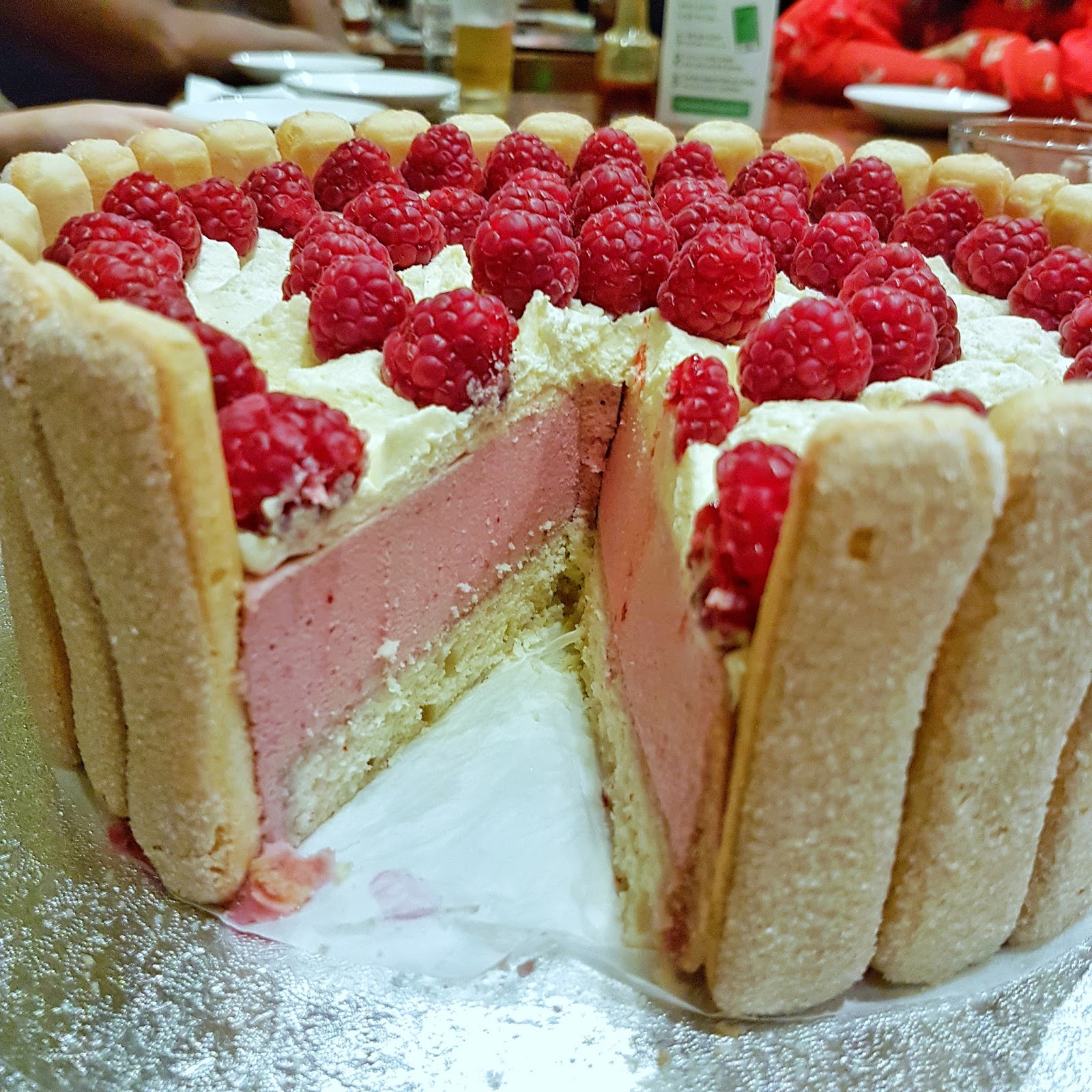 Raspberry Mousse Charlotte with Tonka Cream Recipe
