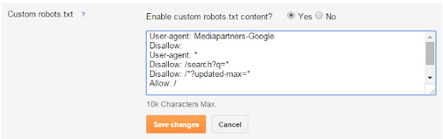 Add Custom Robot.txt. file SEO Custom Robot.txt. file
