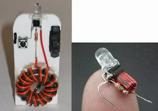 joule thief LED flashlight