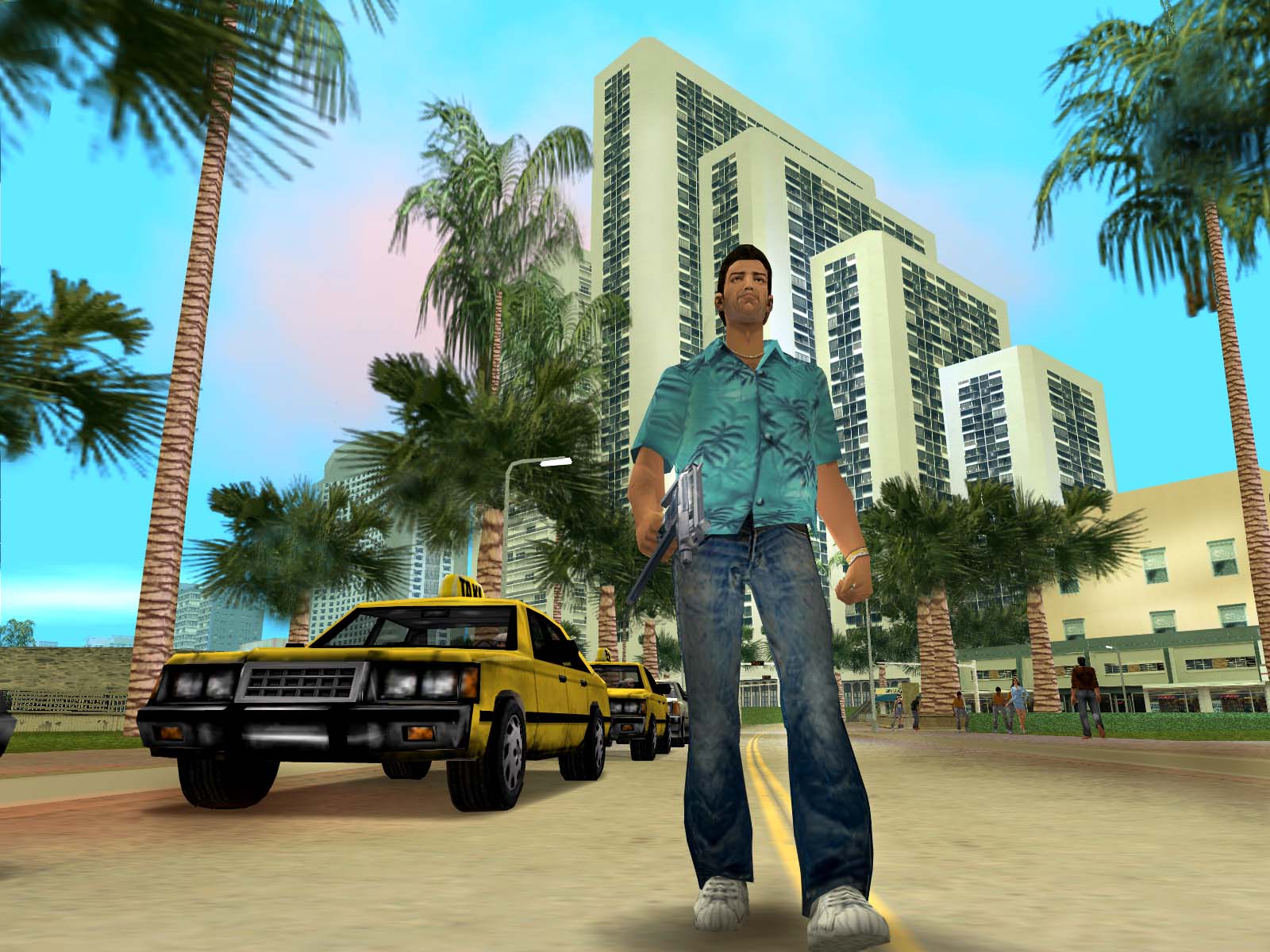 Года версия гта. Grand Theft auto: vice City. Grand Theft auto вайсити. Tommy Vercetti. Grand Theft auto Вайс Сити.