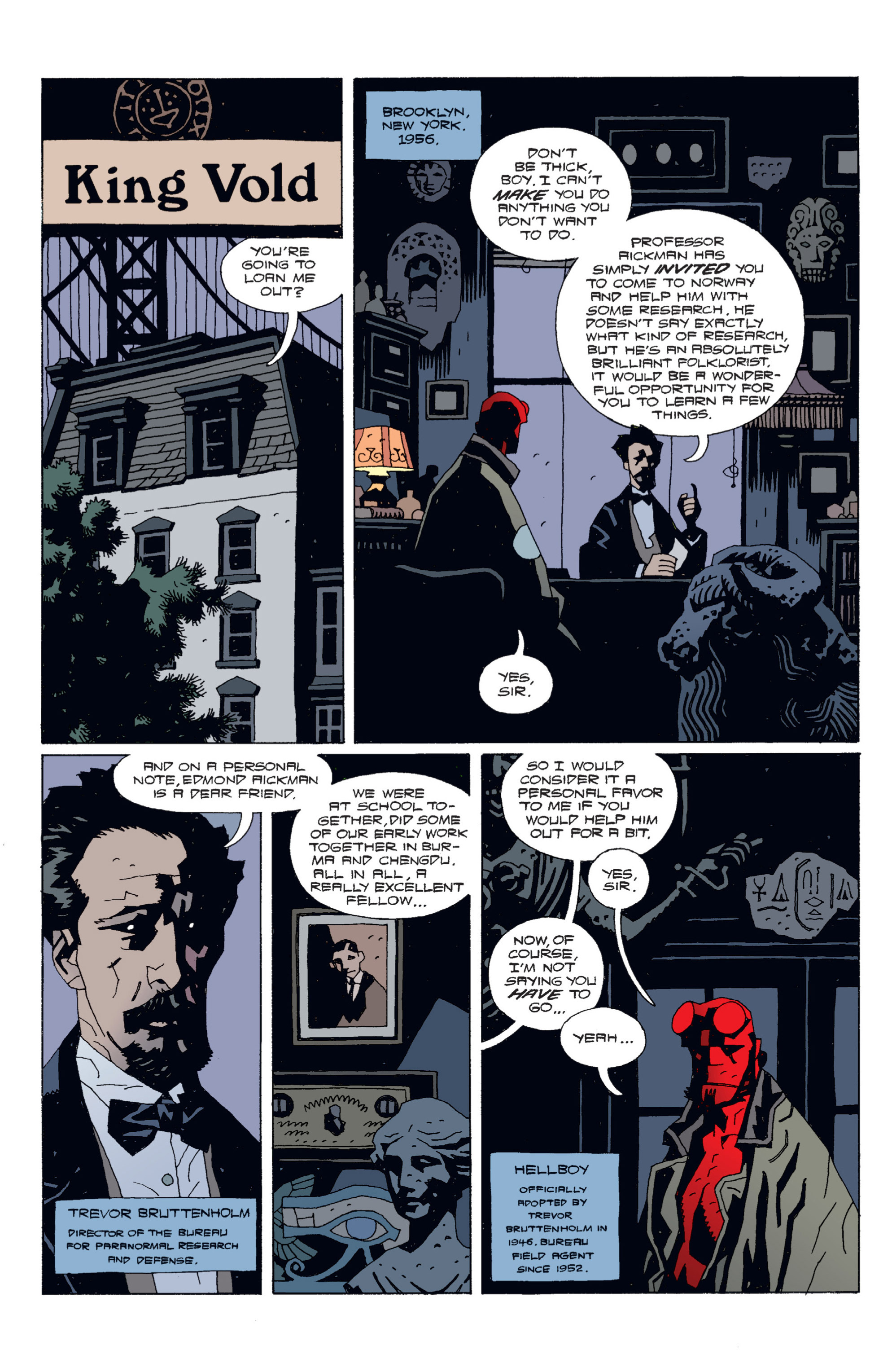 Read online Hellboy comic -  Issue #4 - 19