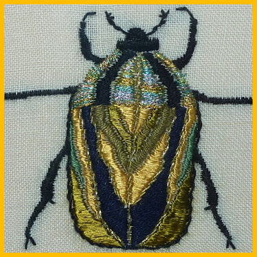 scarabée  or