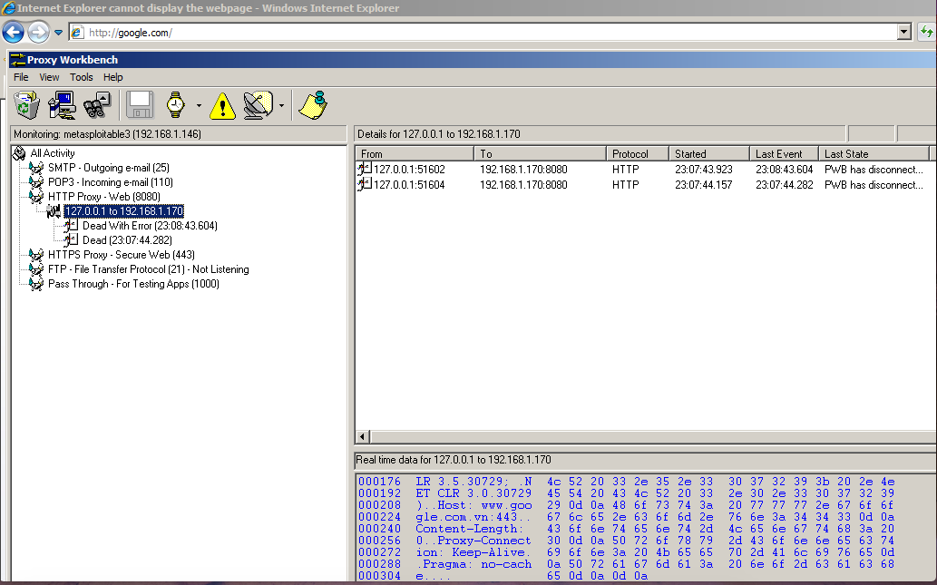 Kali linux Proxy Hướng dẫn sử dụng Proxy Workbench