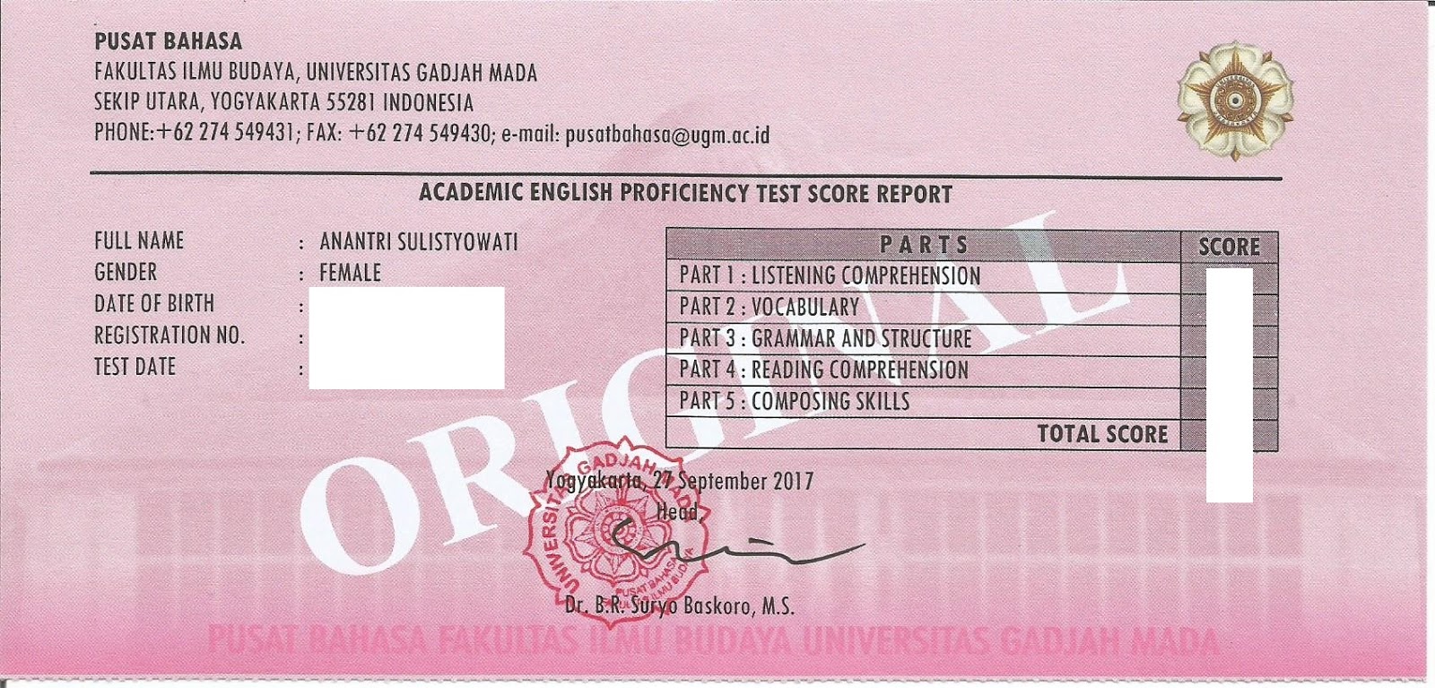 Pengalaman Tes AcEPT UGM Pengalaman Tes AcEPT UGM