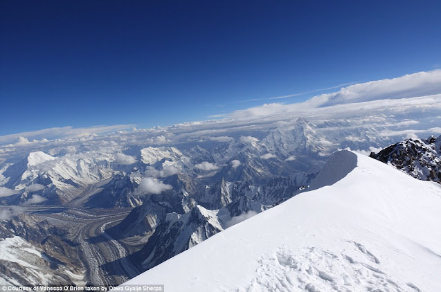 Top of K2, View from Top of K2, View of mountains from top of K2