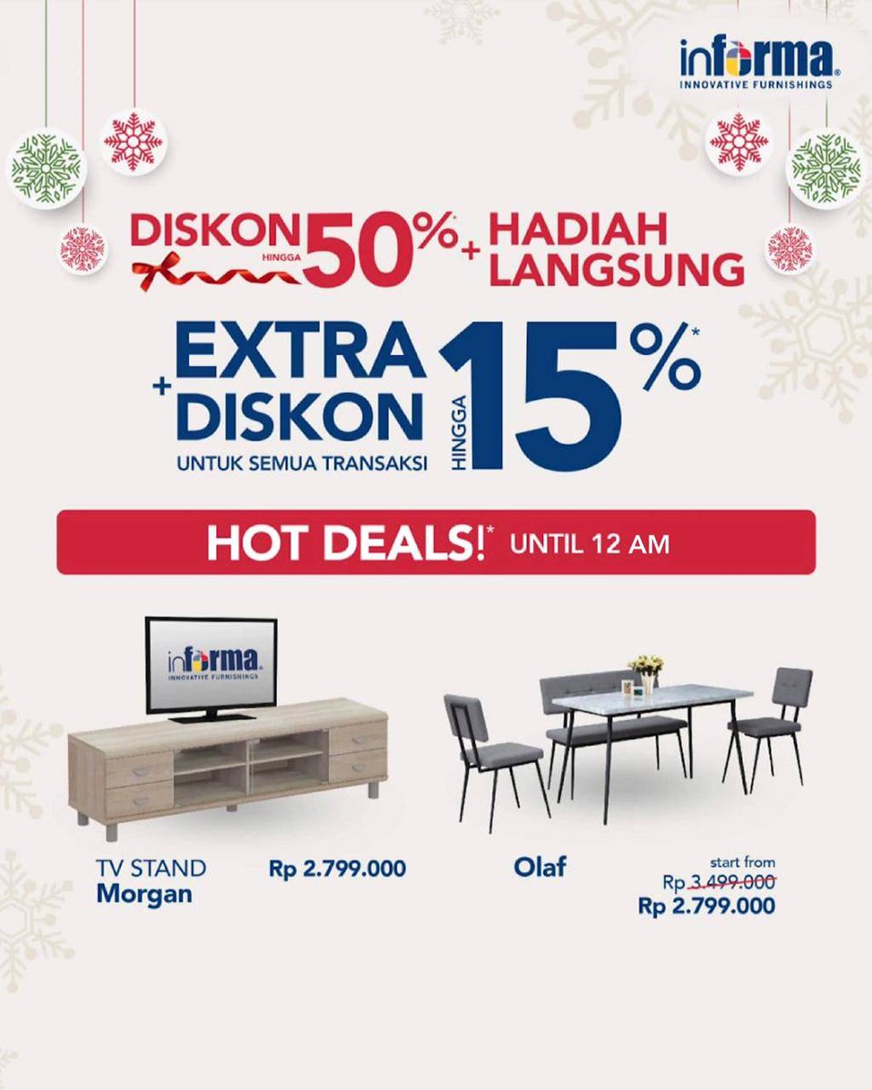 Informa - Promo Diskon 50% + Ekstra 15% di Midnight Sale Tunjungan Plaza Surabaya (HARI INI) Informa - Promo Diskon 50% + Ekstra 15% di Midnight Sale Tunjungan Plaza Surabaya (HARI INI)