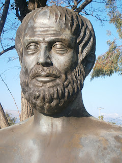 η προτομή του Αριστοτέλη στο Αντίρριο