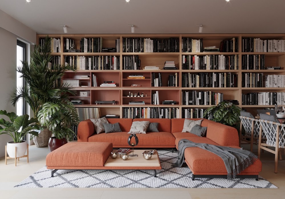 Built-in-bookcase