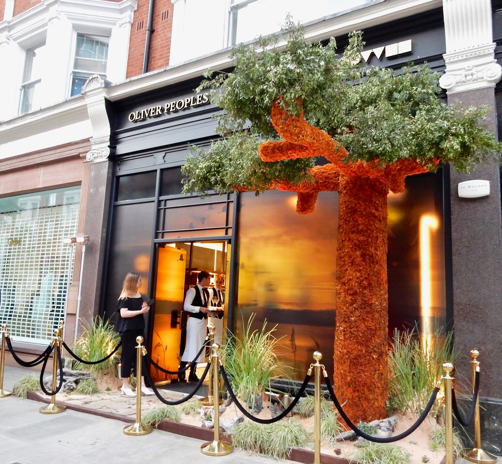Party's Oliver Peoples 30th Anniversary Party at Sloane Street Boutique