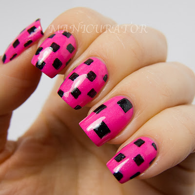 Squared Away Nail Art with Nicole by OPI - Geometric Challenge 2013