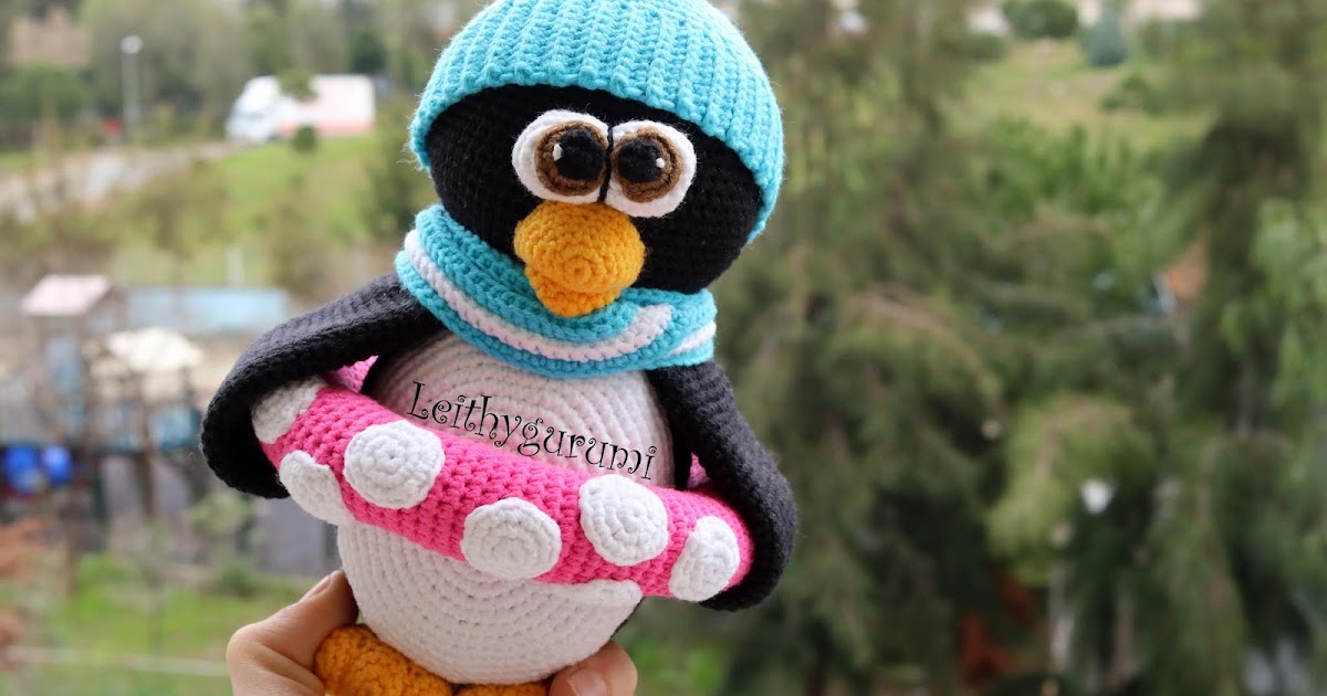 Leithygurumi Amigurumi Yüzme Bilmeyen Penguen Bruno Türkçe Tarifi