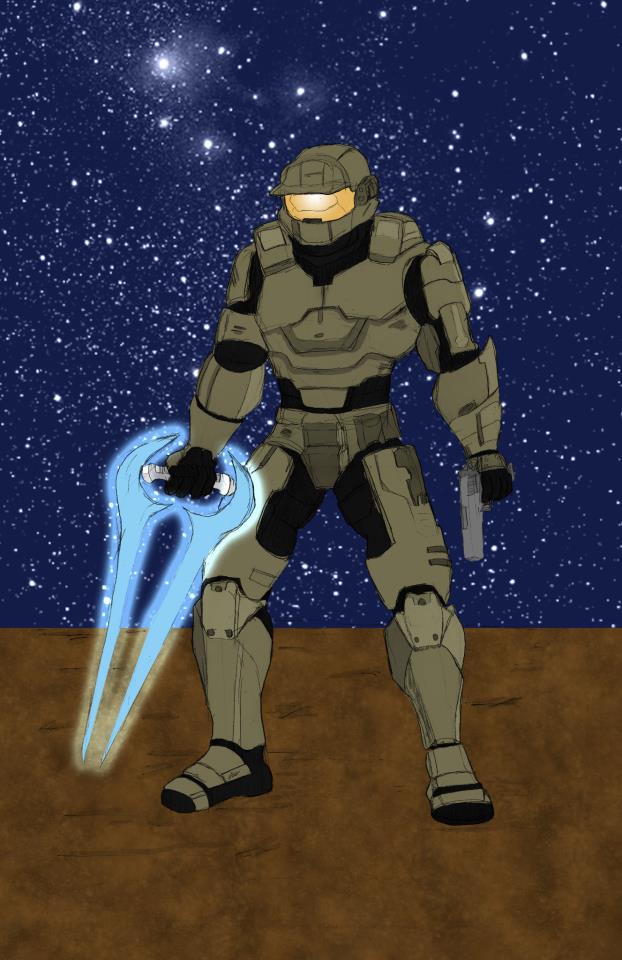 Top Mouse Art work: Halo: Master Chief