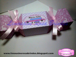 Bala Gigante Limousine Rosa, Limousine Rosa, Lembrancinha Limousine Rosa, Brinde Limousine Rosa, Tema Limousine Rosa, Festa Limousine Rosa, Enfeite Limousine Rosa, 