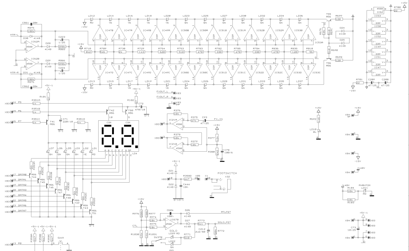 Behringer Xenyx X2442usb Schematic