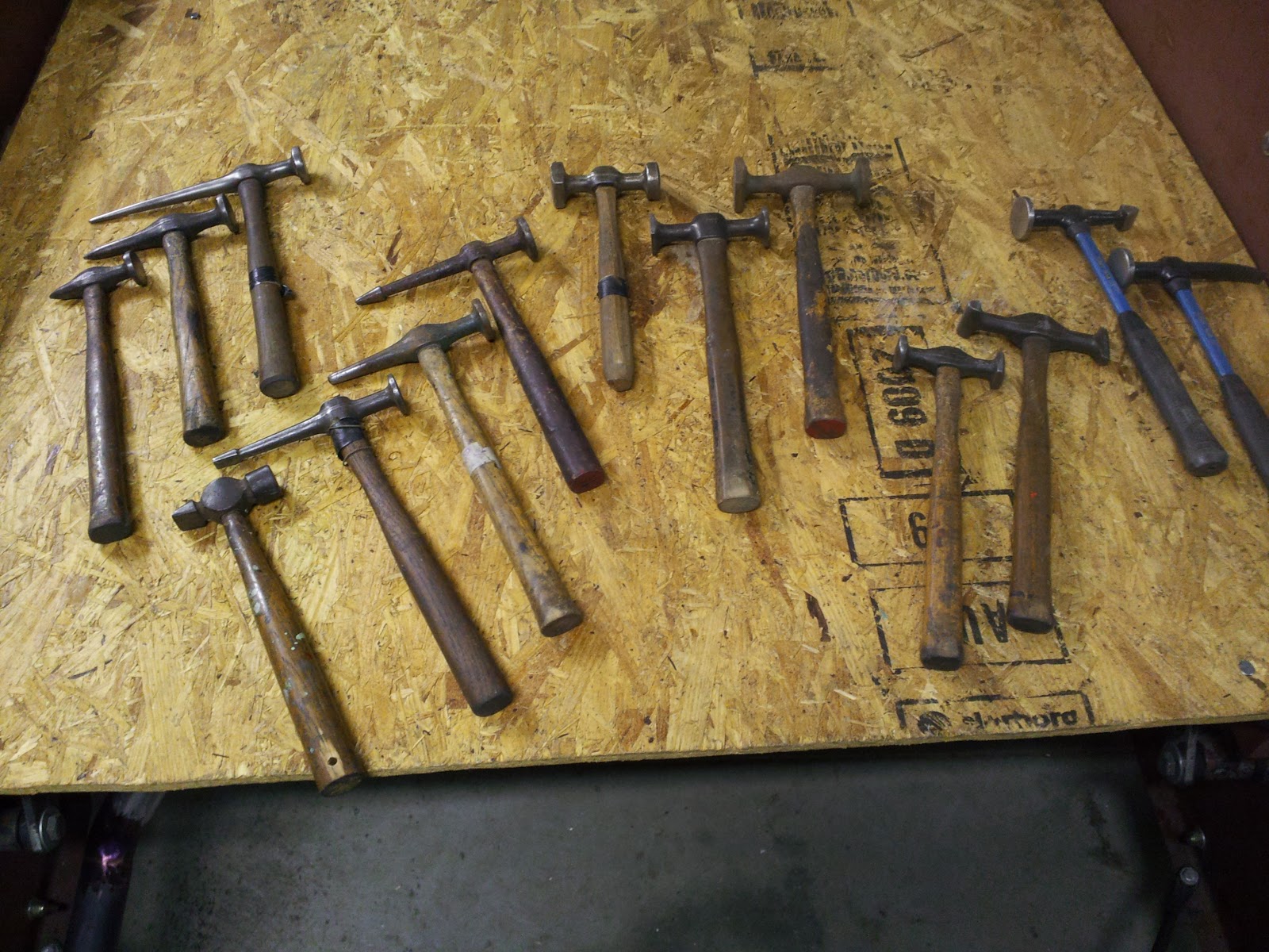 Vintage Metalworks I love old hammers....