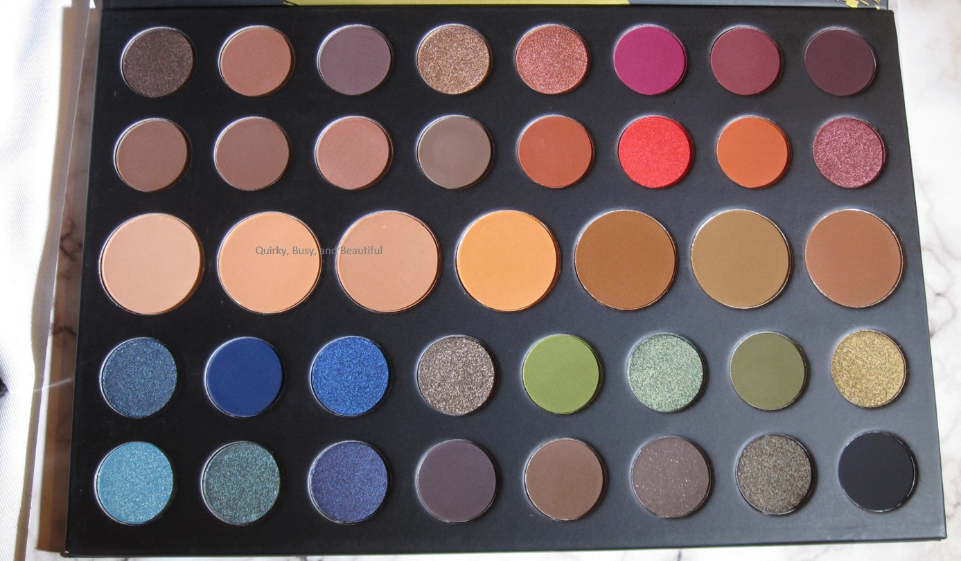 Quirky, Busy, and Beautiful Morphe 39A Dare to Create