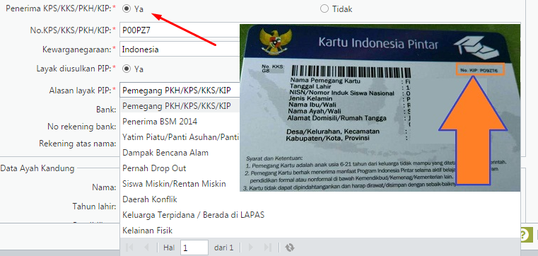 Coretan Lrs Cara Memasukan Nomor Kip Kartu Indonesia Pintar Di