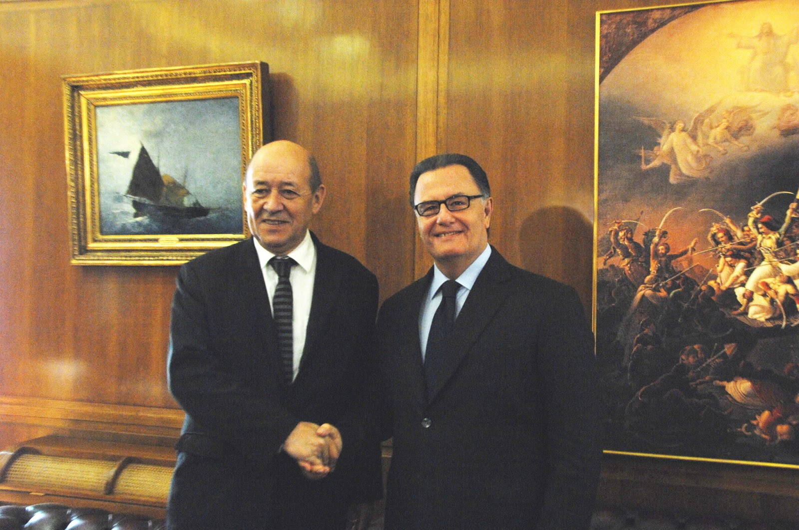 Δηλώσεις Υπουργού Εθνικής Άμυνας κ. Πάνου Παναγιωτόπουλου και Γάλλου