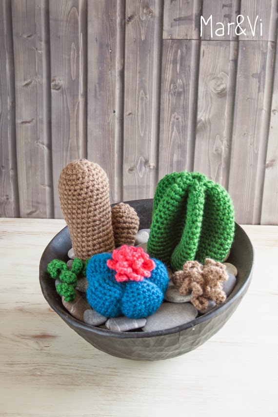 Cactus de ganchillo