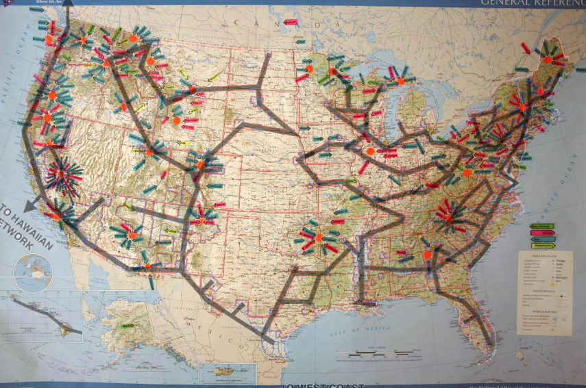 Обнаружены карты подземных баз США