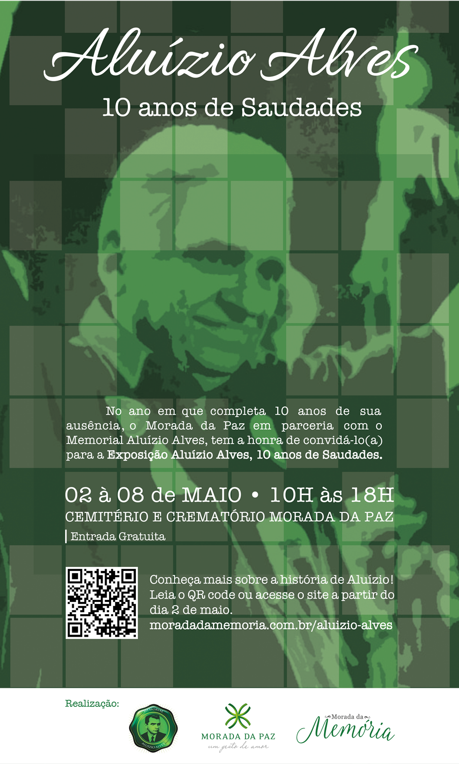 Morada da Paz recebe exposição em homenagem ao jornalista Aluízio Alves