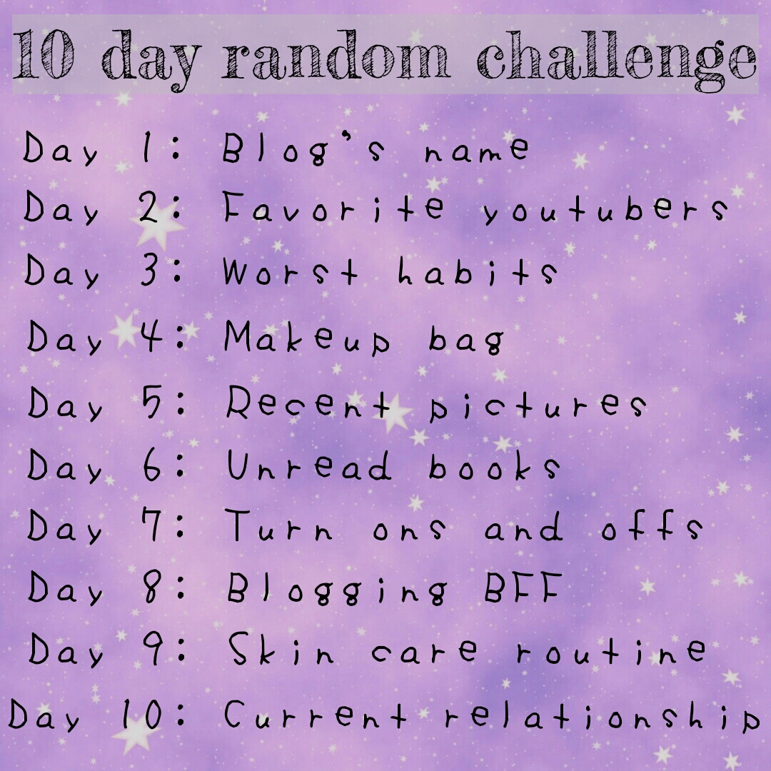 10 Day Random Challenge - Blog's Name | Lenne Zulkiflly 10 Day Random Challenge - Blog's Name | Lenne Zulkiflly