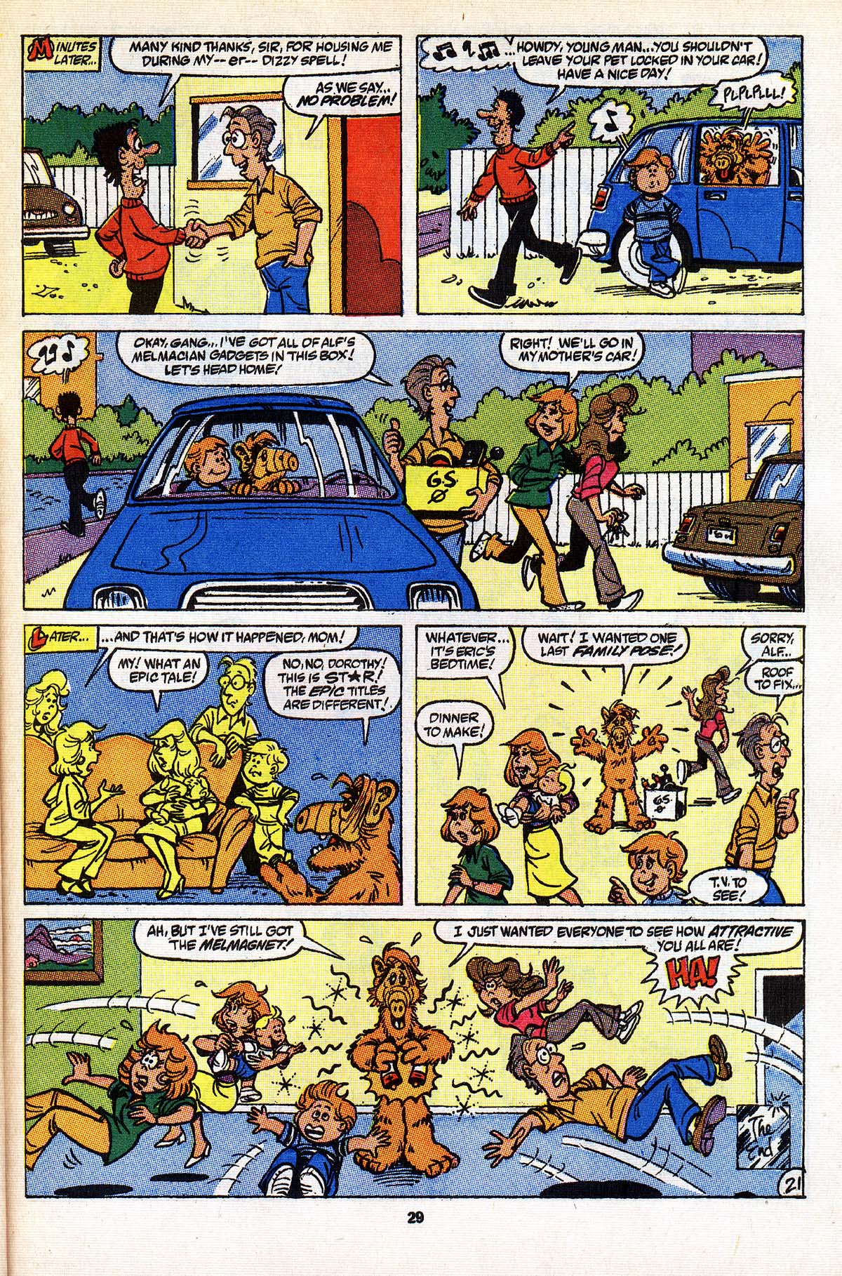Read online ALF comic -  Issue #25 - 23