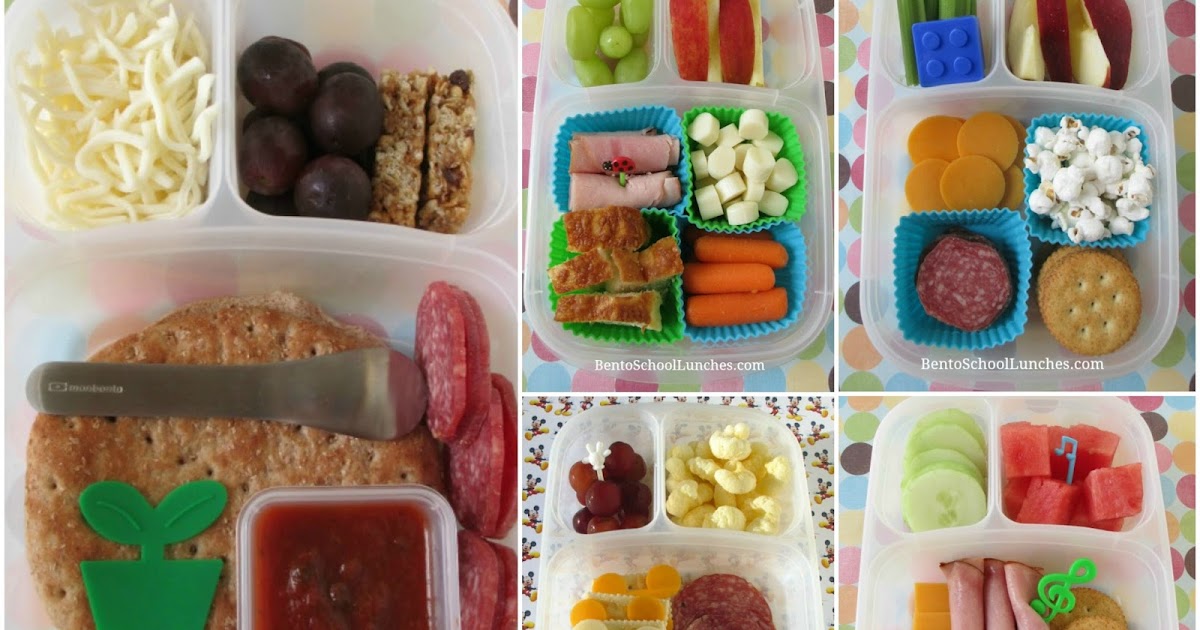 Bento School Lunches : 5 Homemade Lunchables and DIY Pizza Lunchables