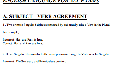 100 Tricks Of Correction Of Sentences In English Language For All Exams