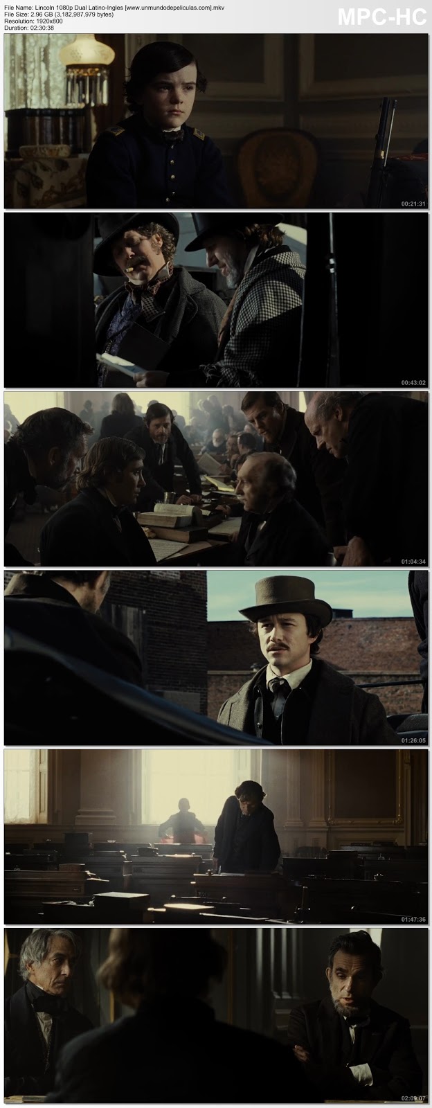 Capturas de la película.