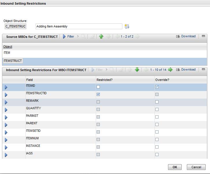 IBM Maximo Tips Importing Item Assembly Structure through Application
