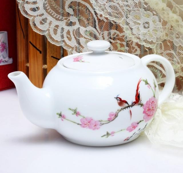 save up to 60 on pottery vases outlet! handpainted peach flower tea set