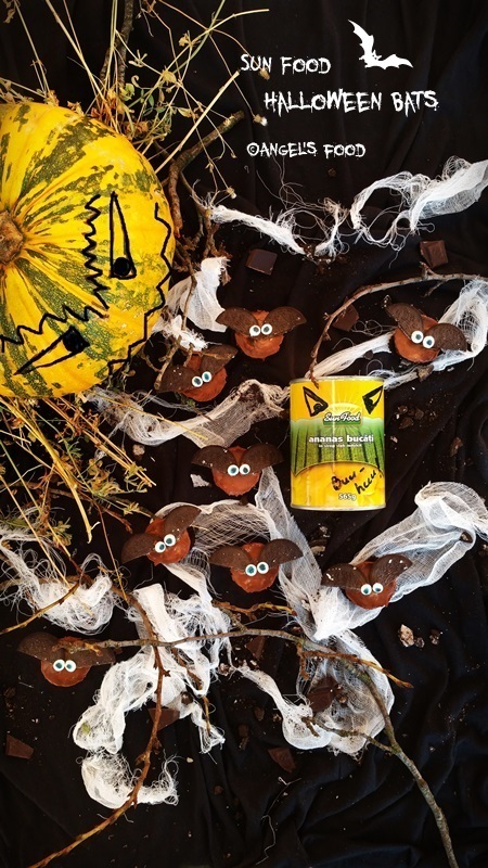 Lilieci dulci Sun Food, pentru Halloween~Sun Food Halloween Bats