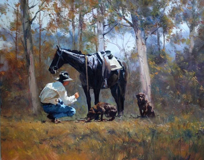 Robert Hagan 1947 | Australian Impressionist painter | Western painting